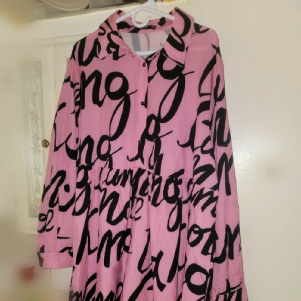 Pink Tshirt Dress